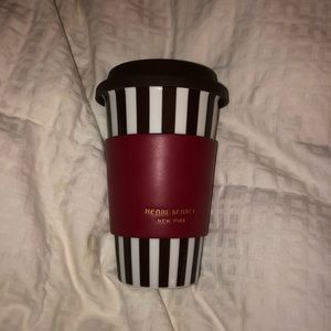 Henri bendel signature stripes coffee cup! 💖